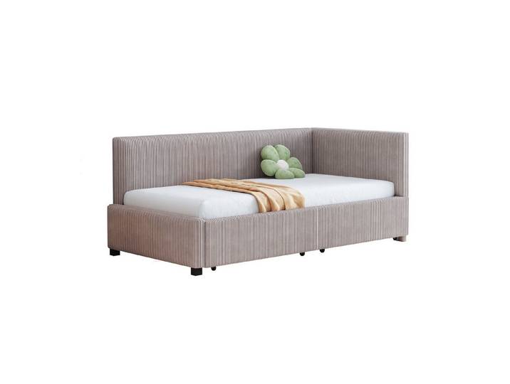 Odikalo Polsterbett Schlafsofa Jugendbett Multifunktionsbett Stauraumschubladen 90*200cm