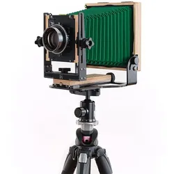 INTREPID 4x5 Kamera - Grüner Balgen (Angebot)