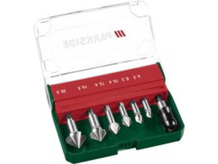 PARKSIDE® Set de tarauds ou set d'embouts fraises coniques ou set de forets (Fraises hexagonales)