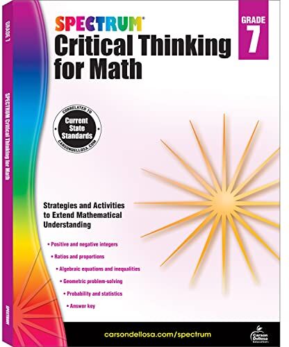 Spectrum - Spectrum Critical Thinking for Math, Grade 7: Volume 49 - Preis vom 11.10.2026 03:10:56 h