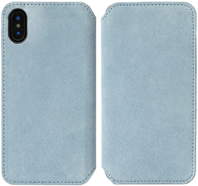 Krusell Broby Slim Wallet iPhone XS Max Ruskind Flip Cover - Blå