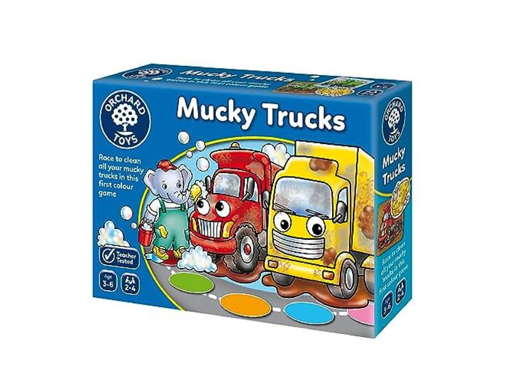 Orchard Toys - Mucky Truck Spiel, Für Kinder im Alter von 3-6 Jahren