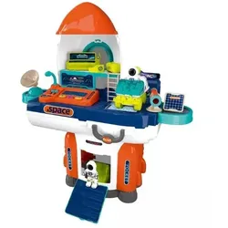 2-in-1-Rakete und Raumstationsfigur