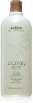 Aveda Rosemary Mint Purifying Shampoo champô de limpeza profunda para dar brilho 1000 ml. Rosemary Mint Purifying Shampoo