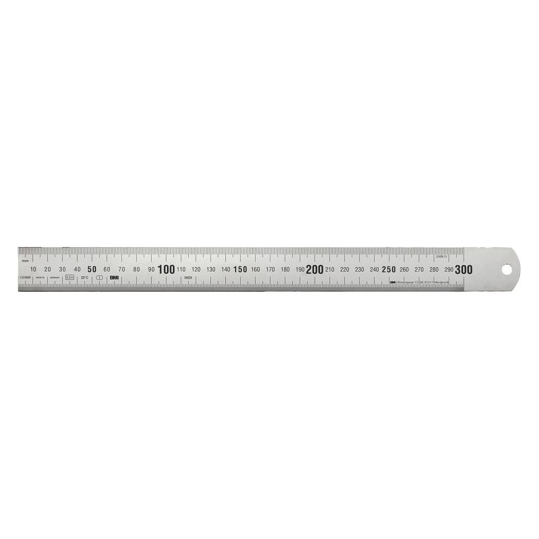 BMI Stahlmassstab, rostfrei, Länge: 1000 mm (1 m) (966100020-EGI)