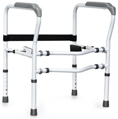 Costway Steel Safety Toilet Rail with Created Fixable Clamp