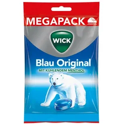 WICK BLAU Menthol Bonbons m.Zucker Beutel MEGAPACK 144 g