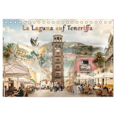 La Laguna auf Teneriffa (Tischkalender 2027 DIN A5 quer), CALVENDO Monatskalender