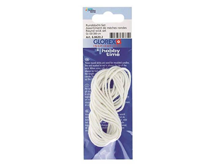 Glorex 6 8620 kaarsenlont maat wit, taille 03