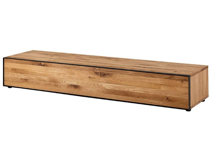 Massivmoebel24 Lowboard STARNBERG Wildeiche Massivholz natur (Massivholz teilmontiert 52 kg STARNBERG #13), Wildeiche 200x53x32 cm natur geölt