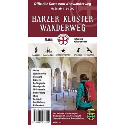 Harzer Kloster-Wanderweg, Sonstige von , Schmidt-Buch-Vlg, 978-3-945974-25-4