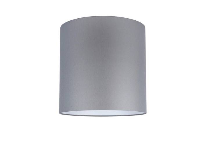 Leuchtenschirm, Grau, Metall, zylindrisch, E27, 35 cm, Lampen & Leuchten, Innenbeleuchtung, Lampenschirme
