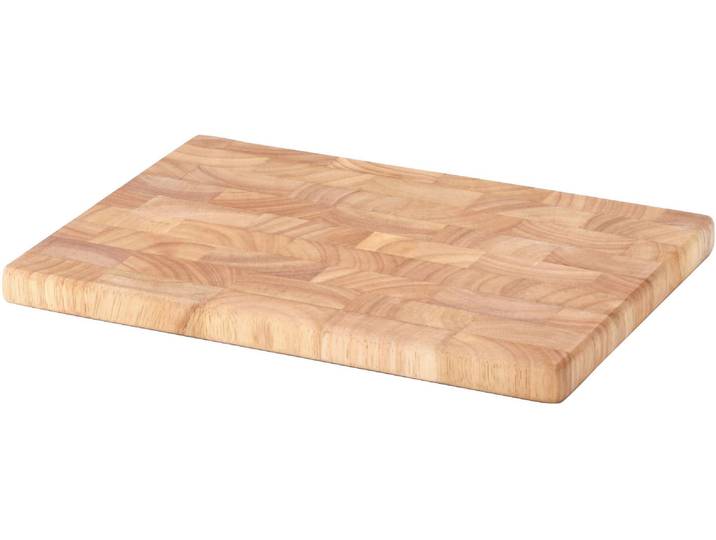 Schneidebrett CONTINENTA, beige (natur), B:21,5cm H:2cm L:30cm, Massivholz, Schneidebretter, Schneidebrett