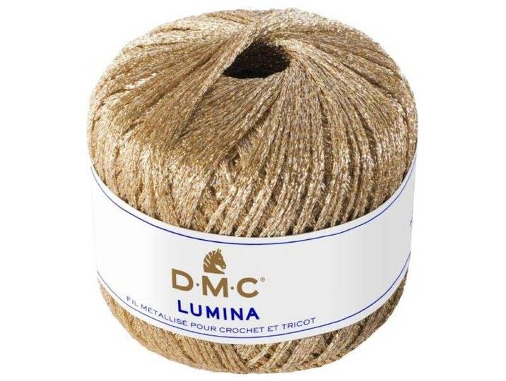 DMC Lumina metal L677 gold 20gDMC Sticktwist 319 tannengrün