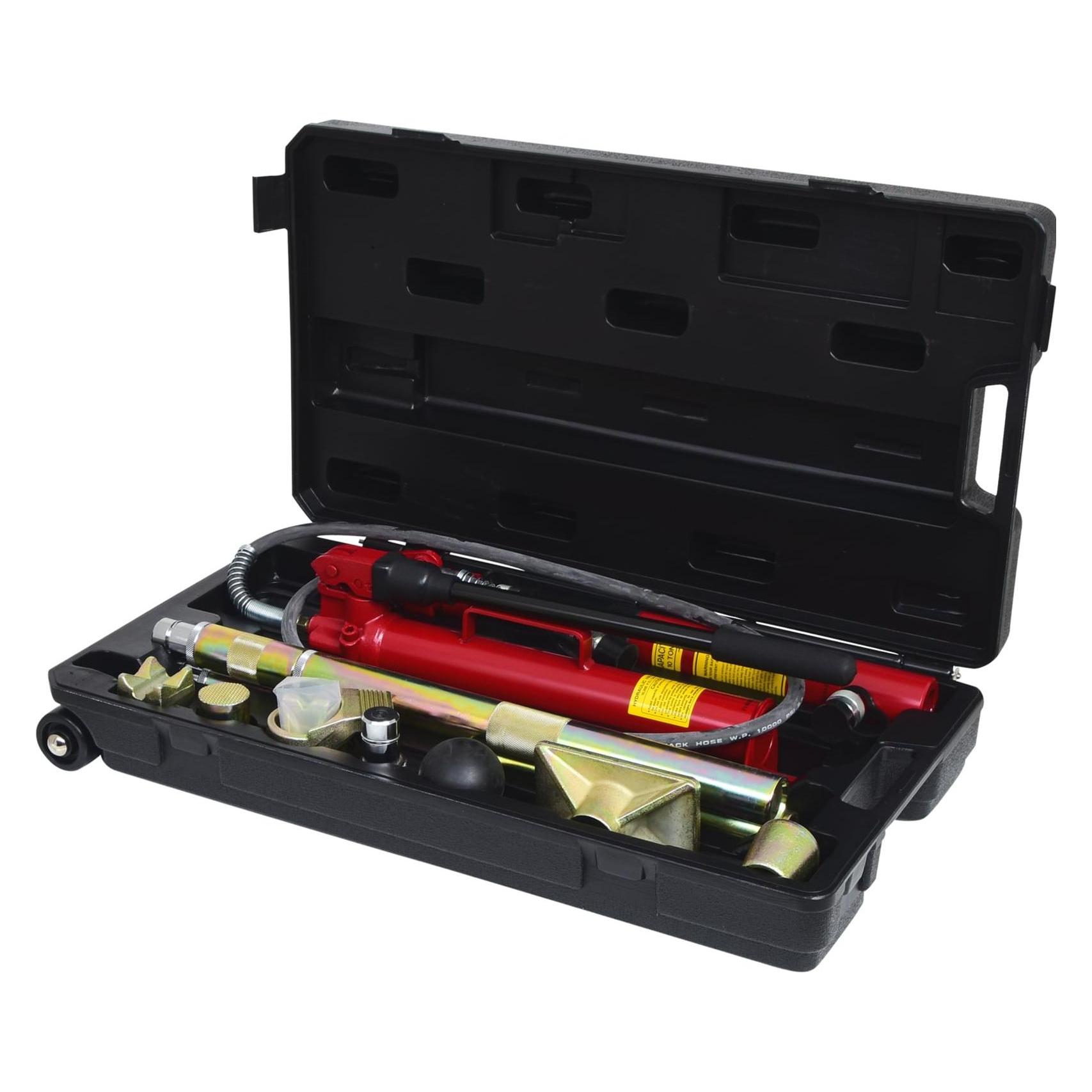 KS Tools Hydraulischer KFZ-Richtwerkzeugsatz 10t, 17-tlg (160.0175)