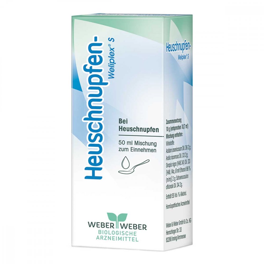 WEBER & WEBER GmbH Heuschnupfen Weliplex S Tropfen zum Einnehmen 04377397
