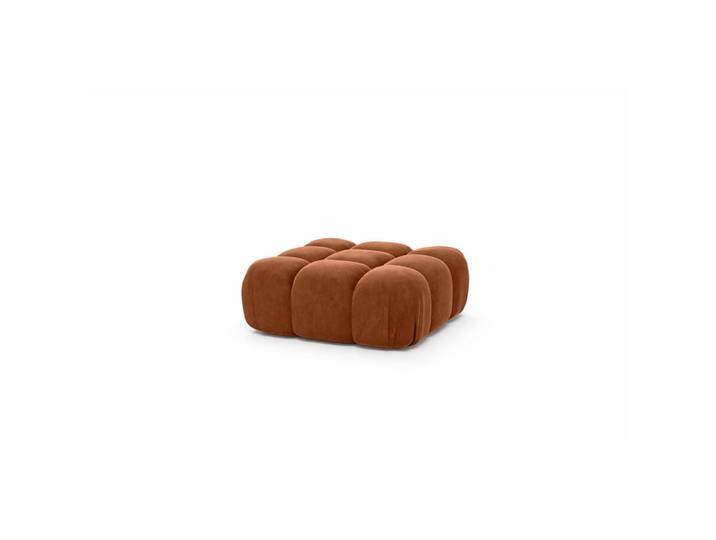 Kaiser Möbel Hocker Modularer, Veloursstoff Salvador, Braun, Selia, Holz, 95x40x95 cm, Wohnzimmer, Sessel, Hocker & Hockerbänke, Sitzhocker