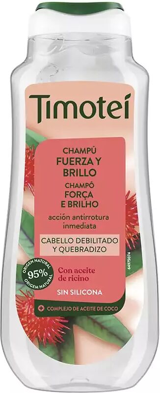 Timotei Strength and Shine Shampoo with Castor and Coconut Oil 300 ml