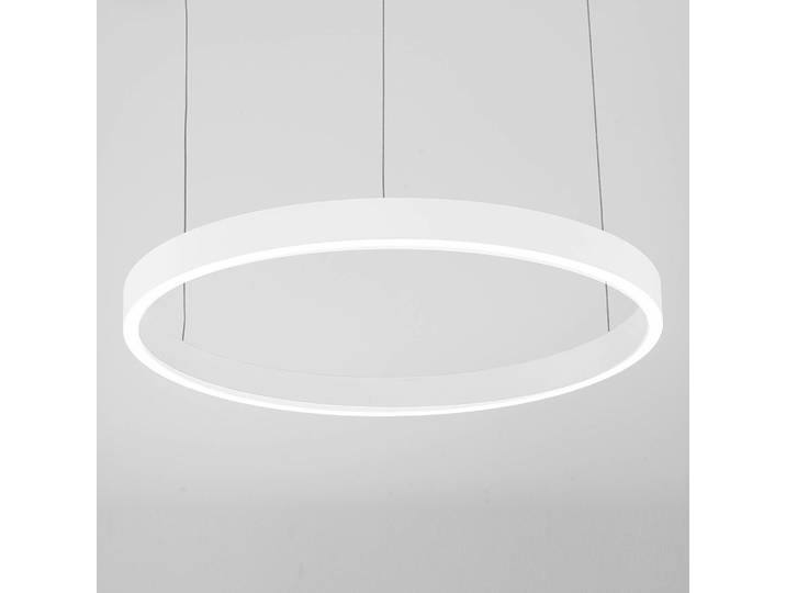 Suspension Elowen Ø 60cm Blanc/Blanc Câble ABS, douille ABS, baldaquin aluminium, boîtier luminaire aluminium LED non-remplaçables Module LED