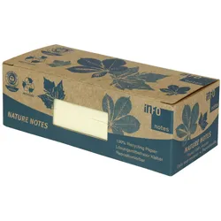 inFO Recycling Haftnotizen 5,0 x 4,0 cm