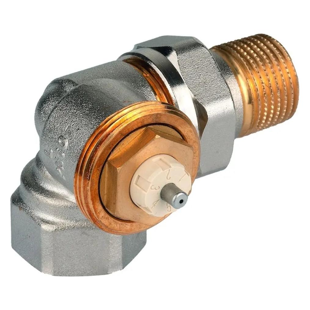 Resideo Eckthermostat links mit SX-Einsatz 1/2" (V2020LSX15)