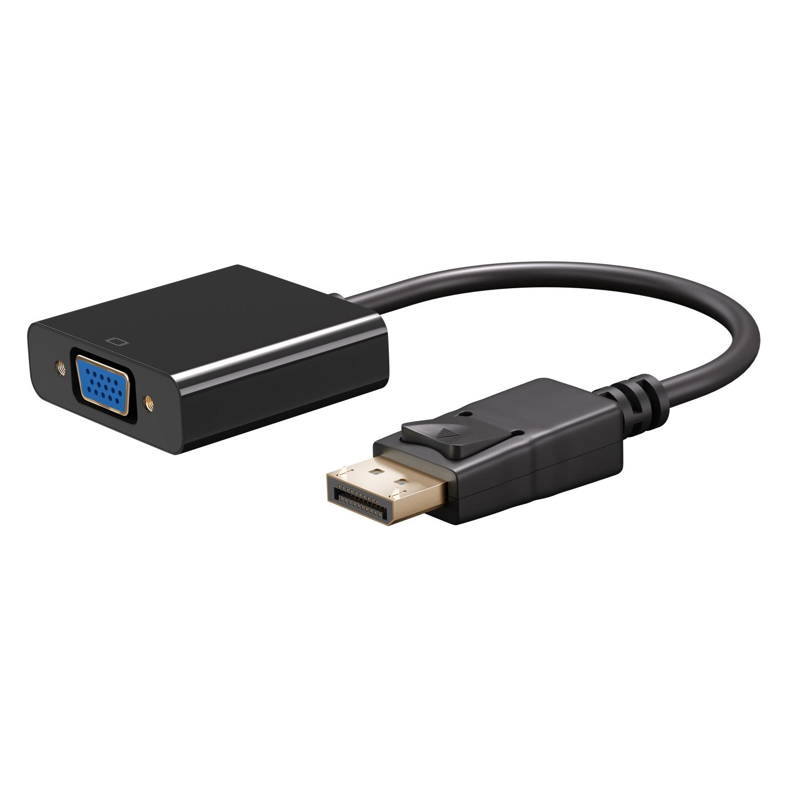 Goobay DisplayPort-auf-VGA-Adapter 1.1, 0,15 m (60606)