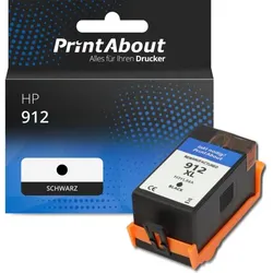 Druckerpatrone kompatibel mit HP 912 (3YL80AE) - Schwarz