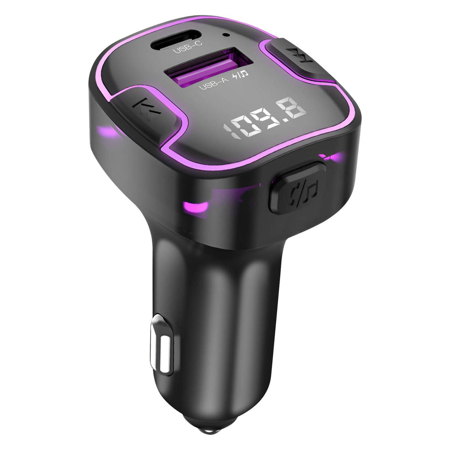 xO transmiter FM BCC12 Bluetooth MP3 Autoladegerät 3,1A schwarz (BCC12)