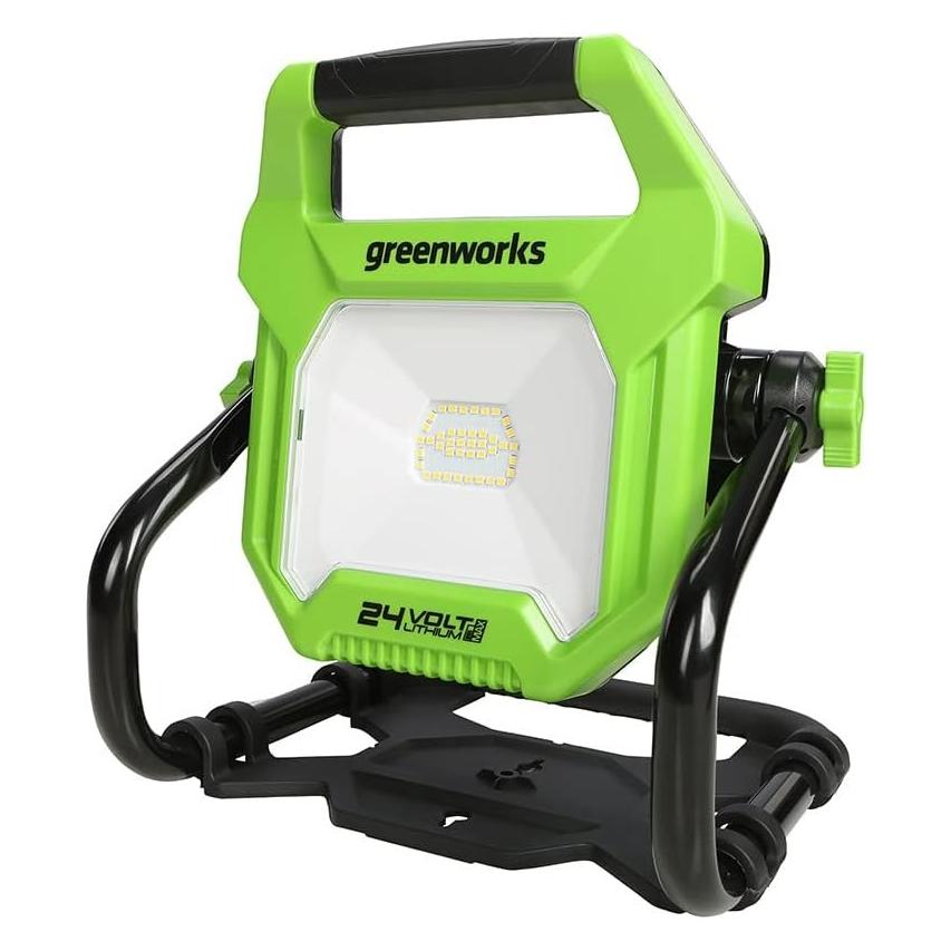 Greenworks G24WL Akku Arbeitsleuchte mit Haken Nur Werkzeug (2000 lm) (3501107)