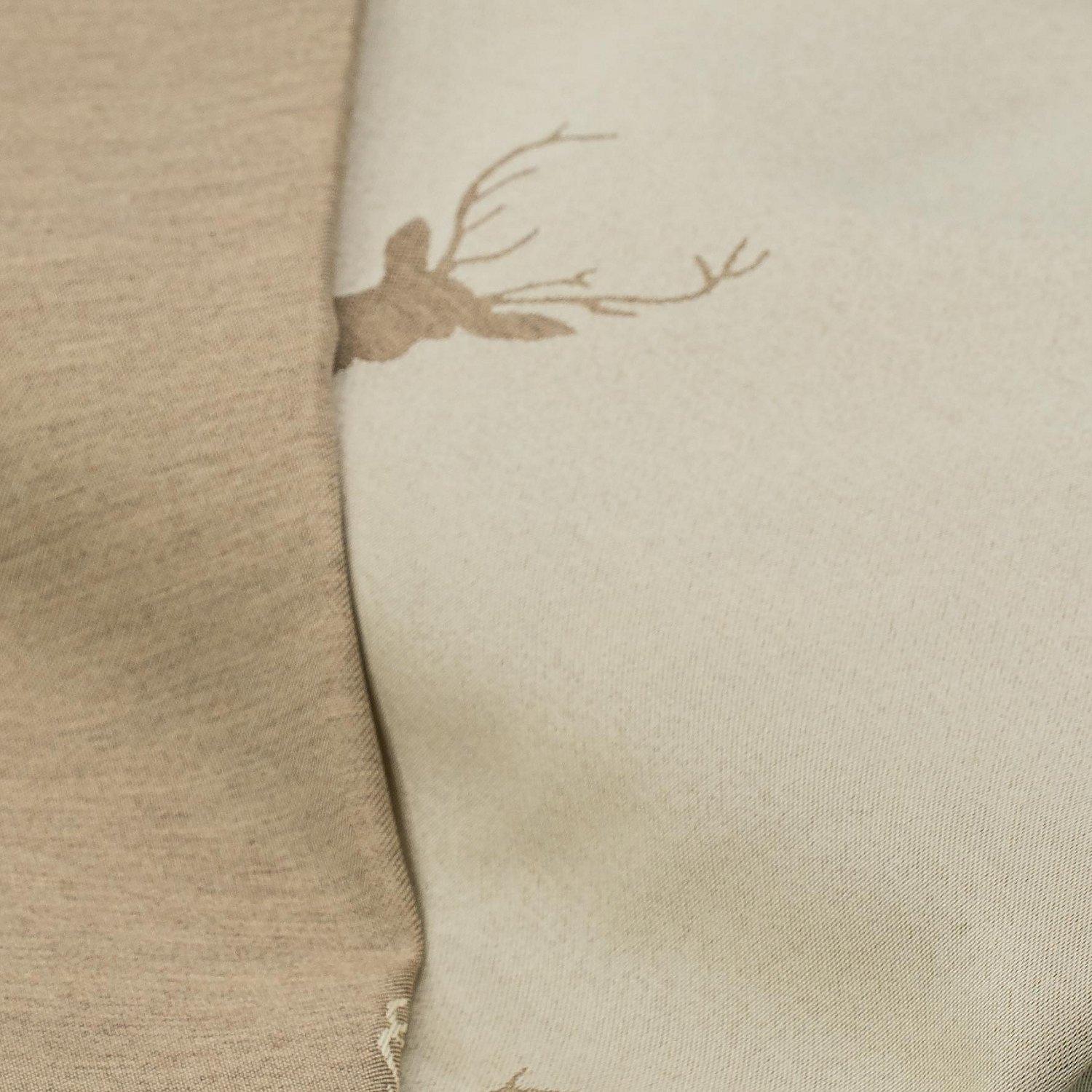 Jacquard Hirsch, natur/beige