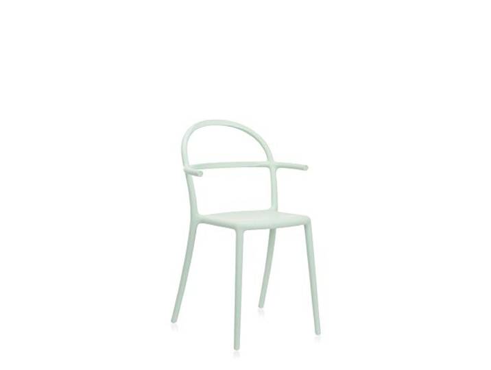 Kartell Generic C Armlehnstuhl, Plastik, Grün, 52 x 83.5 x 51 cm