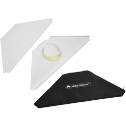 OMNITRONIC Eckplatten inkl. Tasche für Mobile DJ Stand ws