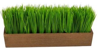 Nearly Natural "12"" Grass Artificial Plant in Decorative Planter - 3"""