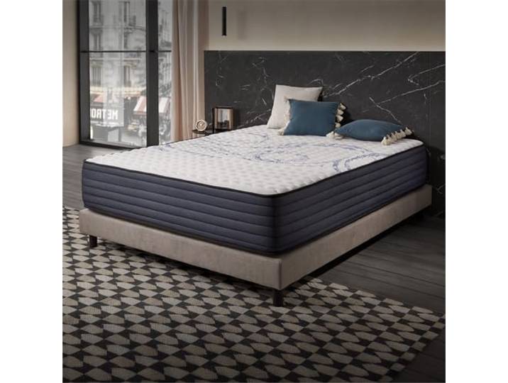 Naturalex - PerfectSleep - Matratze 160x200 cm - Höhe 32 cm Kaltschaummatratze - 160x200 cm H4 - Matratze 160x200 - Öko-tex Zertifiziert - Latex Blue 7 Zonen