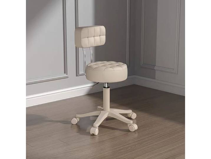 Coiffure maître travail Studio manucure pédicure tabouret chaise rotative dossier en cuir bureau tabouret hauteur ascenseur Spa Salon