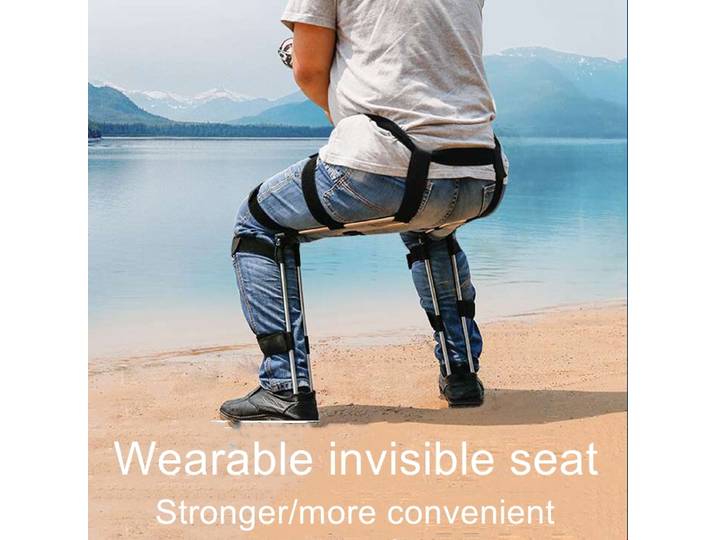Chaise sans chaise portable siège invisible artefact exosquelette chaise humaine portable chaise magique