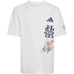 adidas Mrvl SM Tset Trainingshose Kinder - white/dkblue - 98
