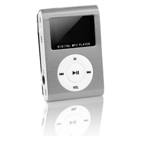 Setty MP3 mit LCD + Kopfhörer silber (32 GB) (GSM014535)