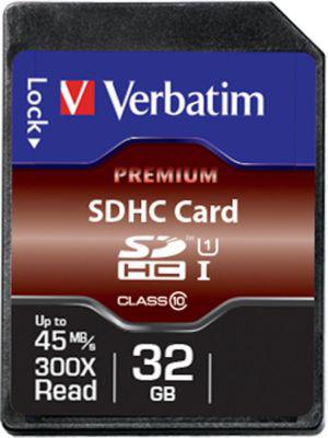 Verbatim Speicherkarte SDHC/SDXC Premium, Speicherkapazität 32 GB