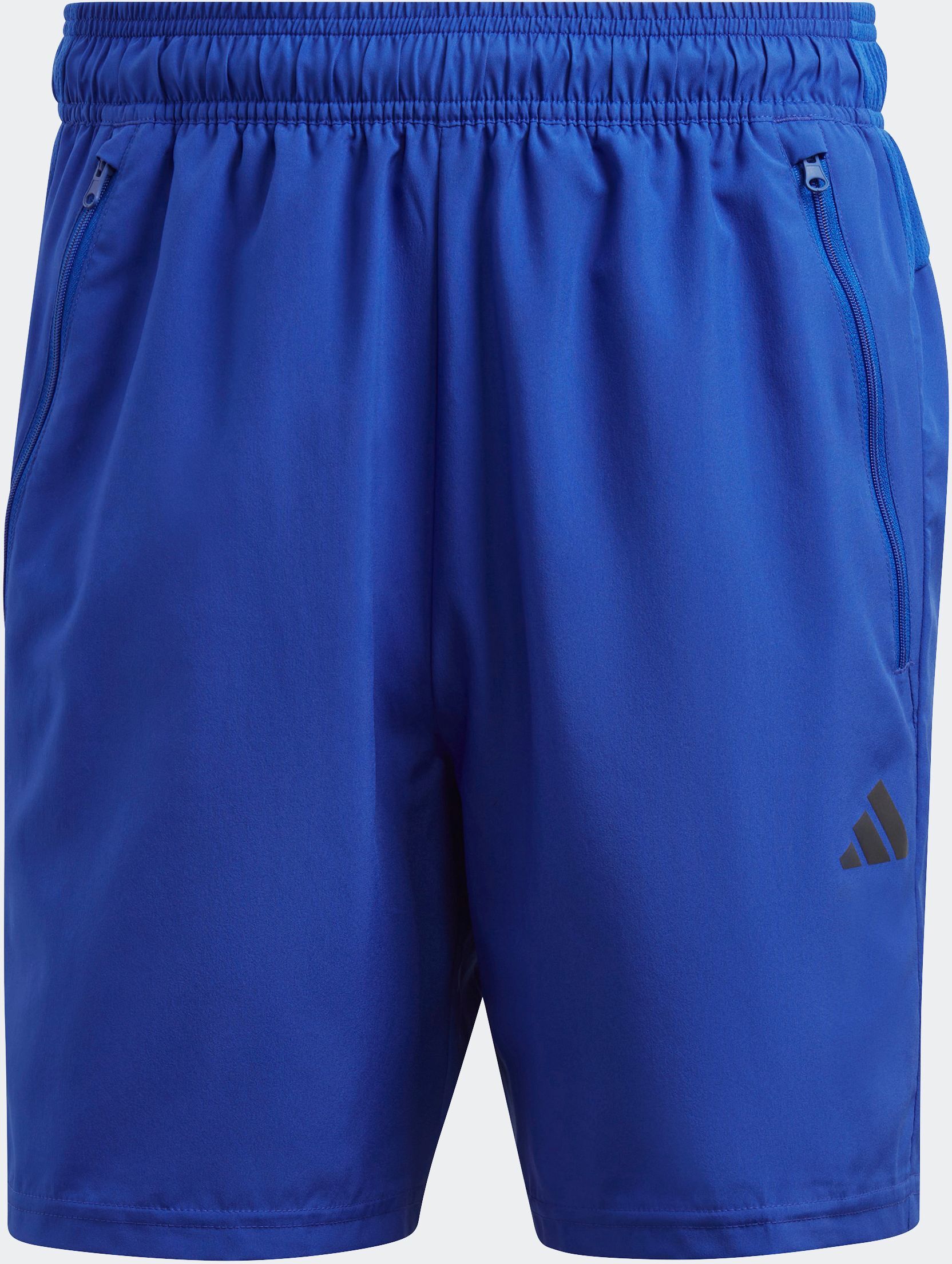 Shorts ADIDAS PERFORMANCE "TRAIN ESSENTIALS WOVEN TRAINING", Herren, Gr. S, L-Gr, blau (lucid blau, schwarz, innenbeinlänge ca. 23 cm), Obermaterial: 100% Polyester, clean, Hosen Shorts, Essentials Woven Trainingsshorts lucid blau, schwarz, innenbeinlänge
