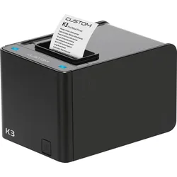 CUSTOM K3HS - Bondrucker/Etikettendrucker, Thermodirekt, LAN/USB/Bluetooth