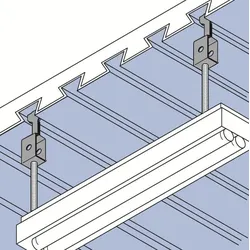 ABB DH1722-M8 Profildeckenhalterung mit Gewinde unten M6, für Profilbreite 25mm 7TCA084030R0956  - 100 Stück