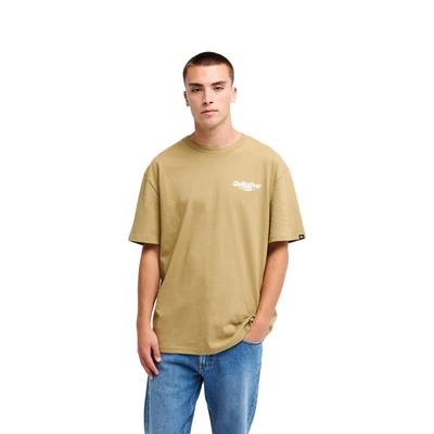 T-Shirt QUIKSILVER "Deep House", Herren, Gr. XL, beige (kelp), Obermaterial: 100% Baumwolle., Shirts T-Shirt