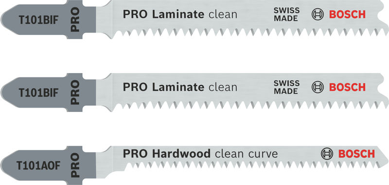 Bosch PRO Laminate Set, T-Schaft, 3-tlg. 2608636429