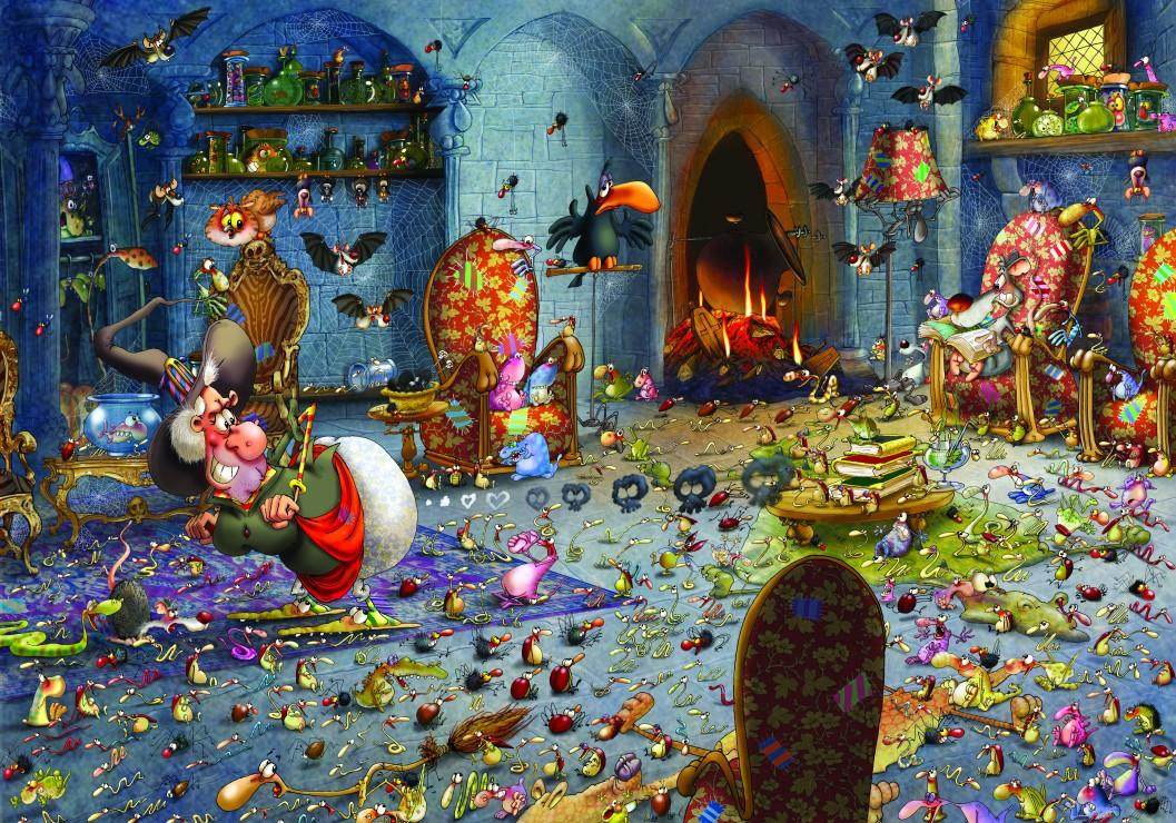 Grafische puzzel François Ruyer Heksen 1000 stukjes Kunststof