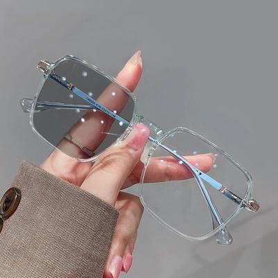 Photochromic Anti Radiation Glasses For Men And Women blue