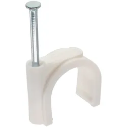 INLINE Kabelschelle 10mm rund, weiß, 100 Stück