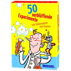 Moses Experimentierkasten Verblüffende Experimente, ab 8 Jahre, 50 Experimente