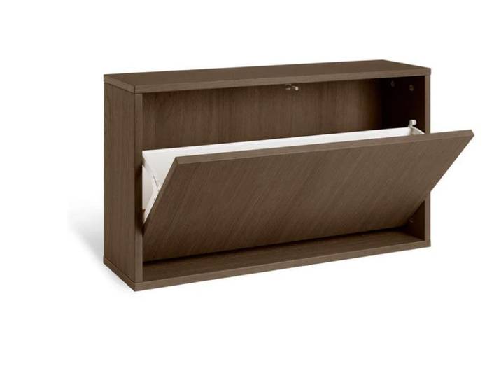 Schuhschrank ReCollector Shoe Box Narrow Dark Oak , braun, B:70cm H:40cm T:20cm, Schränke, Schuhschrank