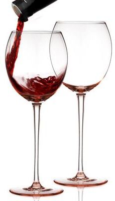 Berkware Set of 2 Sparkling Colored Glasses
